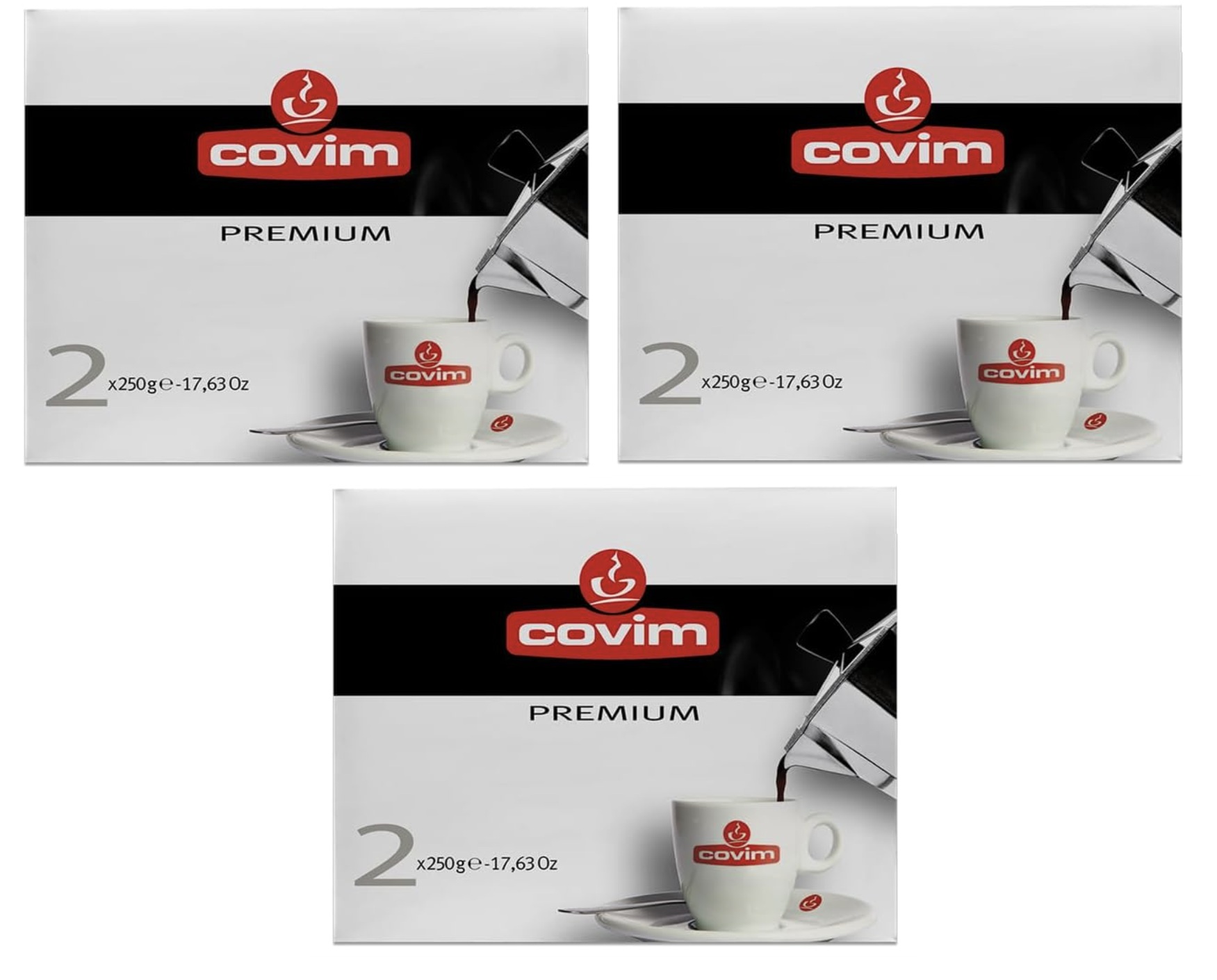 Caffè Macinato PREMIUM 3 x (2 x 250 gr)